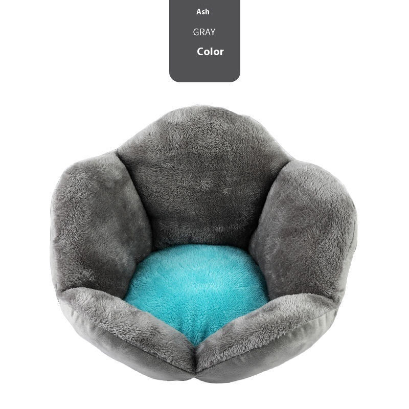Internet Celebrity Paw-Shaped Pet Nest Universal Four Seasons Bed