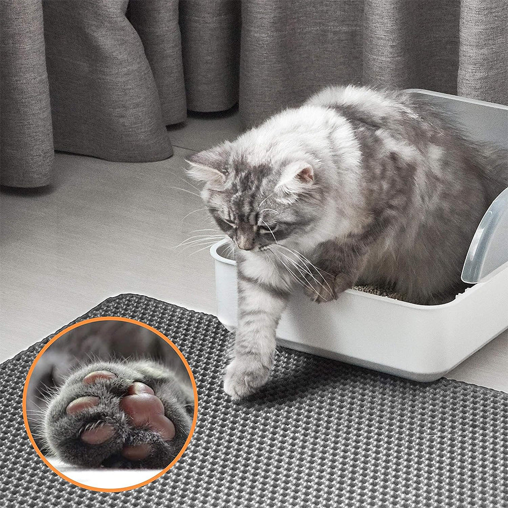 EVA Double-Layer Cat Litter Mat Anti-Track Multiple Sizes