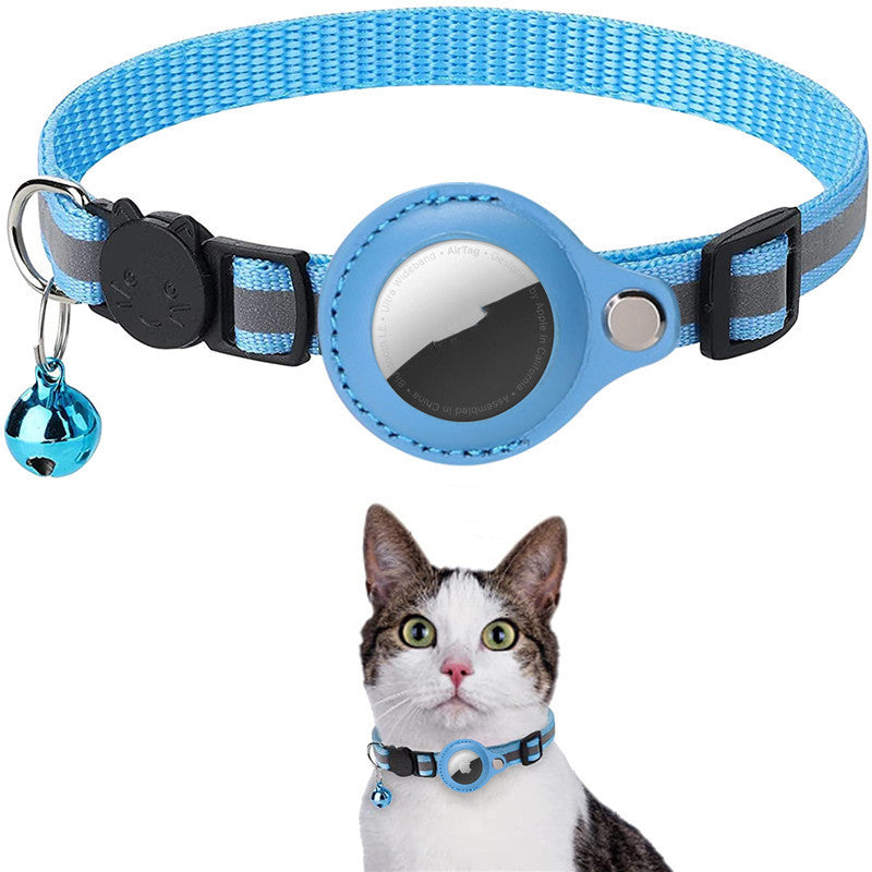 Reflective Waterproof AirTag Collar Case for Cats Dogs Puppies
