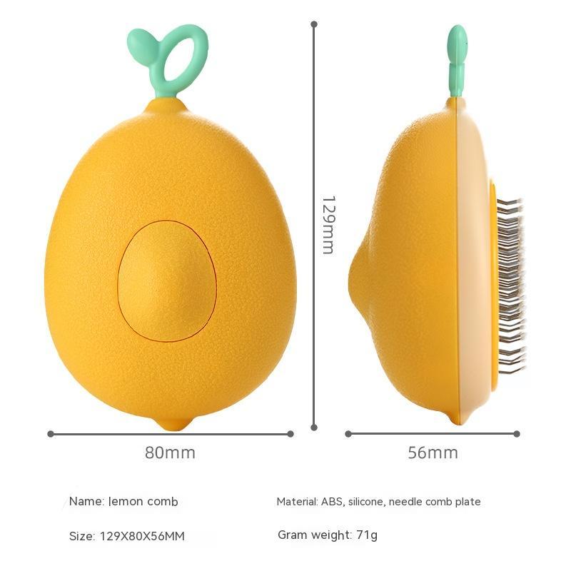Avocado Massage Pet Brush De Shedding Grooming Tool