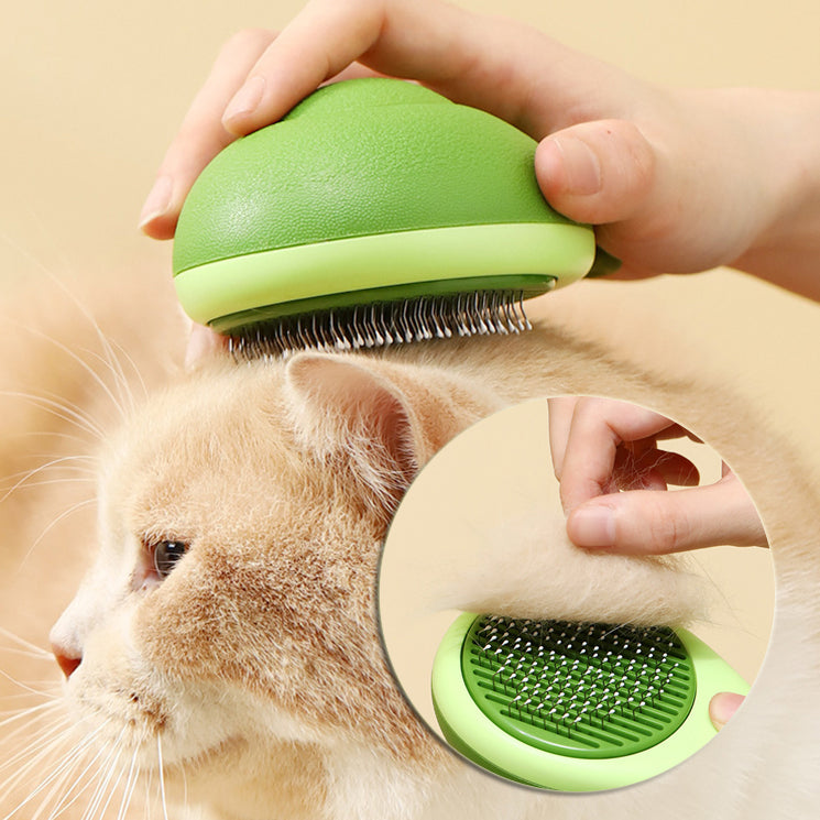 Avocado Massage Pet Brush De Shedding Grooming Tool
