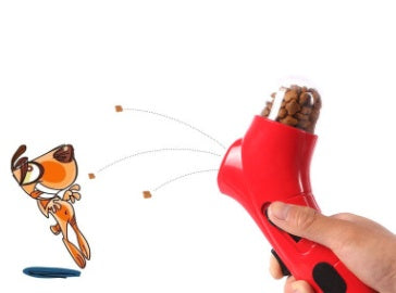 Interactive Pet Treat Launcher Hands-Free Training Reward Toy