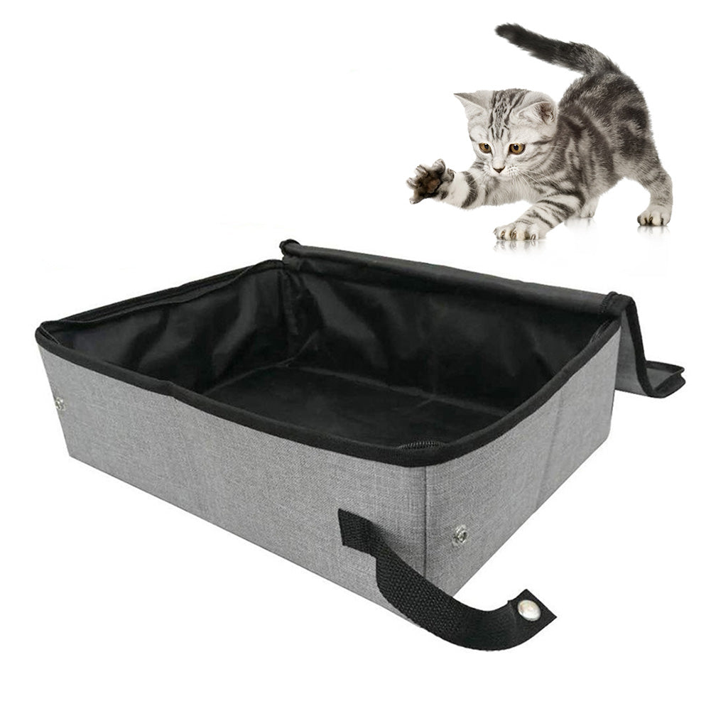 Foldable Waterproof Cat Litter Box Lid S/M/L Privacy