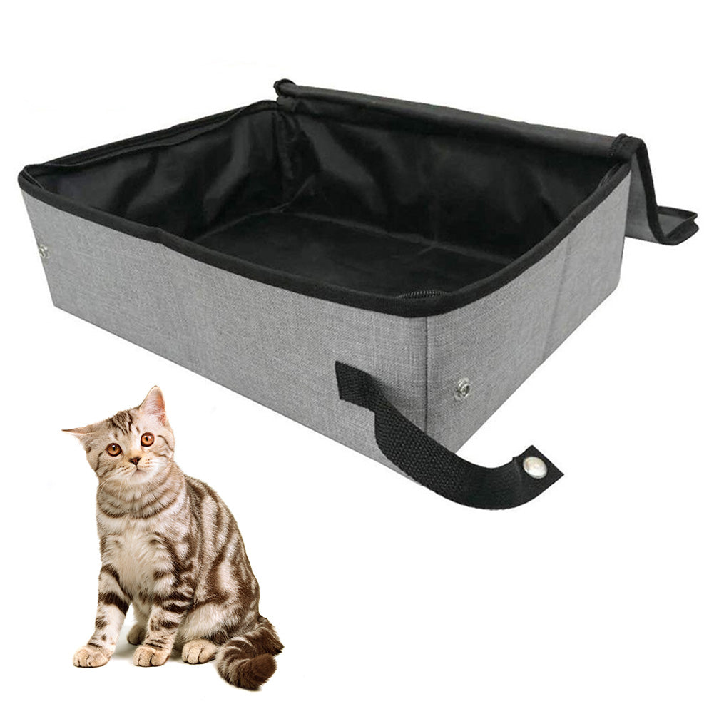 Foldable Waterproof Cat Litter Box Lid S/M/L Privacy