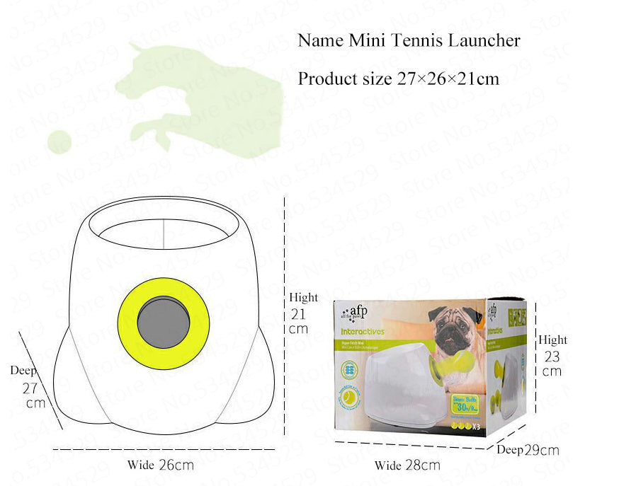 Automatic Interactive Dog Ball Launcher Smart Fetch Toy