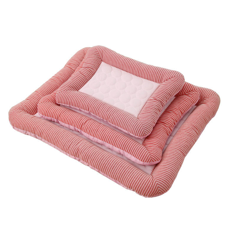 Cooling Pet Pad Bed Ice Silk Summer Comfort Mat