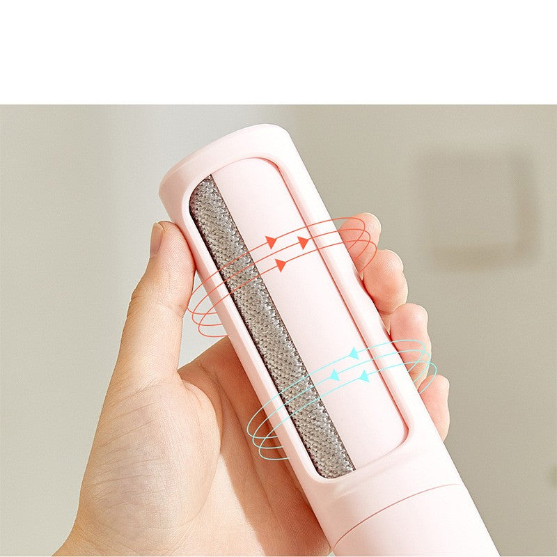 2-in-1 Reusable Pet Hair Remover — Portable Self-Cleaning Brush