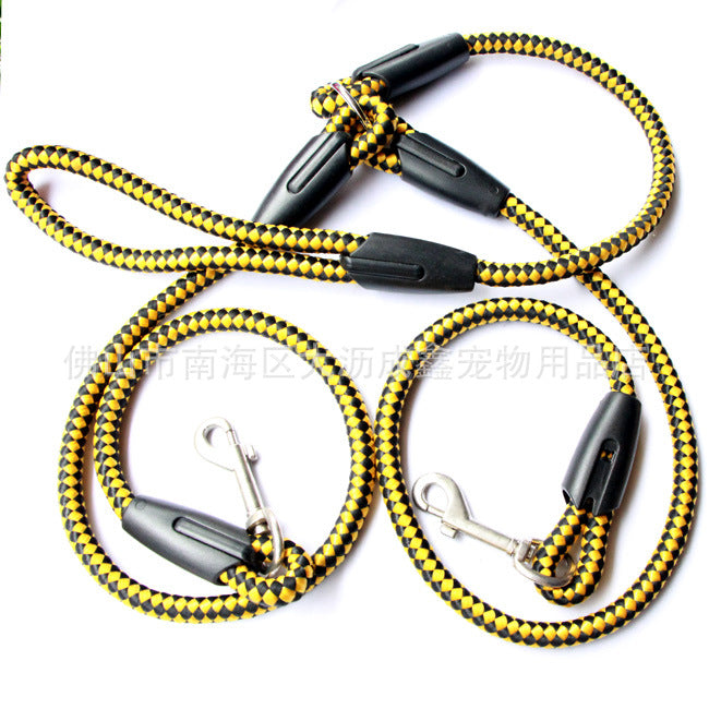 Heavy Duty Double-Ended Mountain Rope Dog Leash Reflective