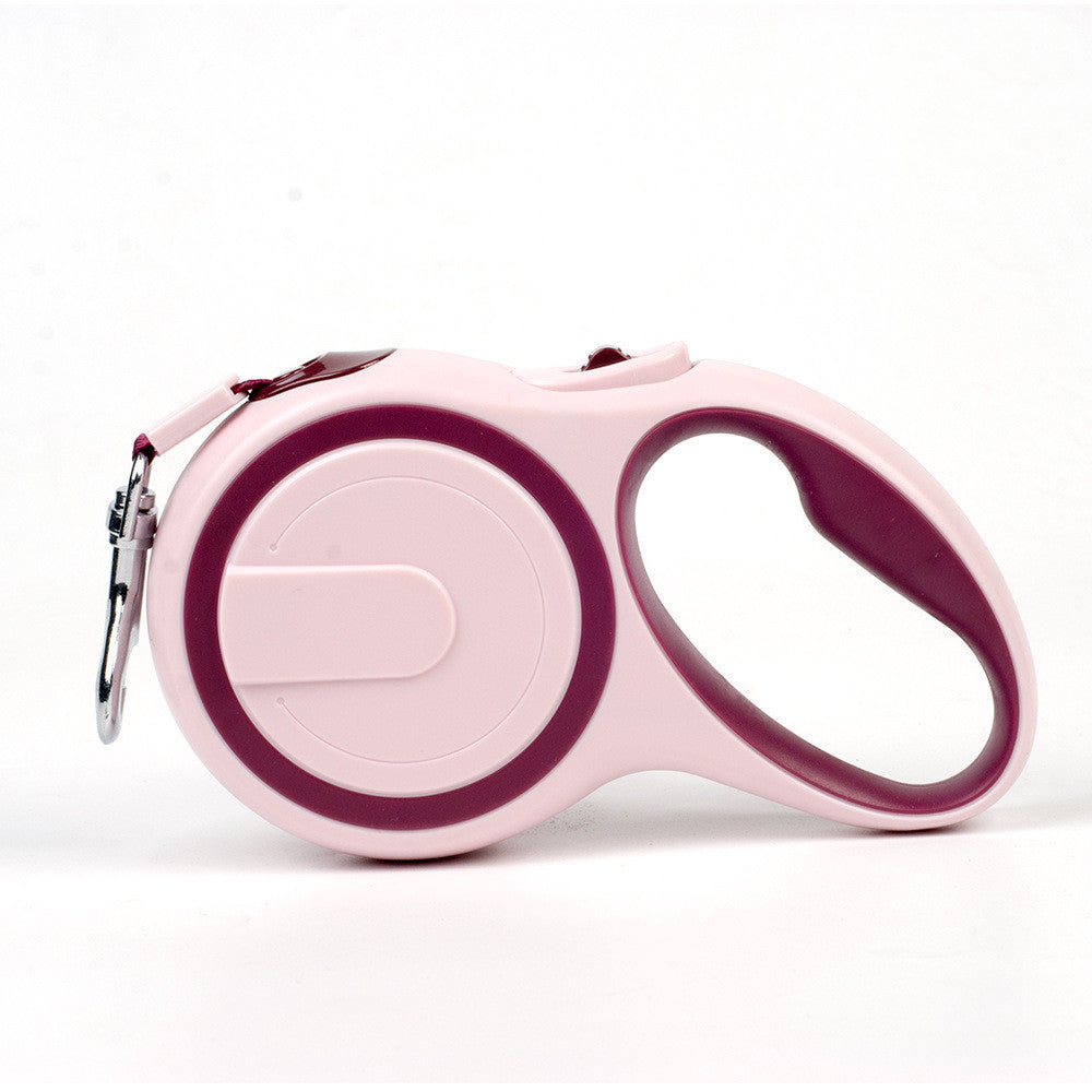 Telescopic ABS Retractable Dog Leash 3M 5M Dual-Color Safety