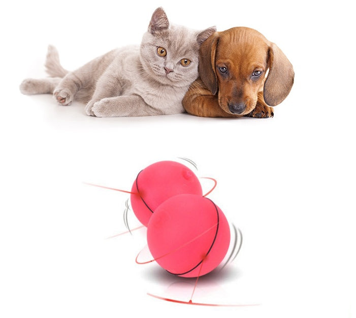 LED Laser Interactive Cat Ball Automatic Rolling Toy