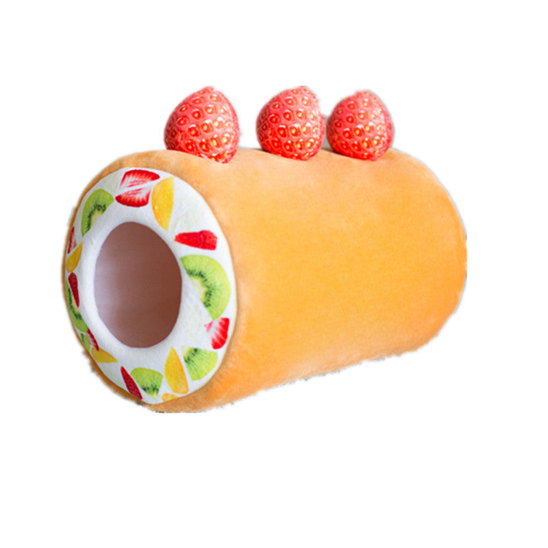 Cake Roll Cat Plush Toy 40cm Short Plush Decor