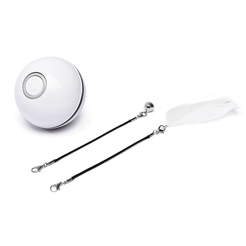 LED Laser Interactive Cat Ball Automatic Rolling Toy