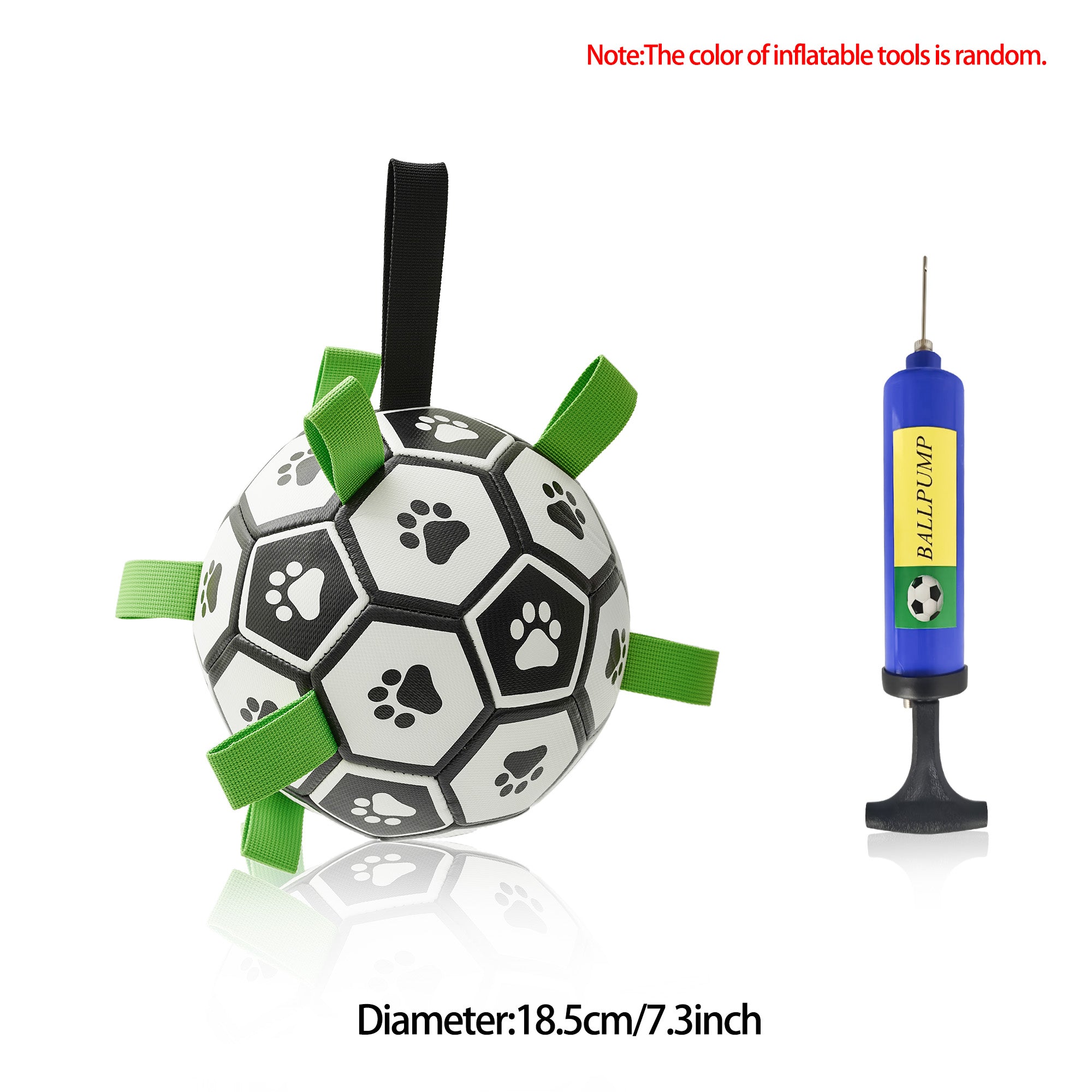 Interactive Dog Football Soccer Ball Training Toy for Active Dogs