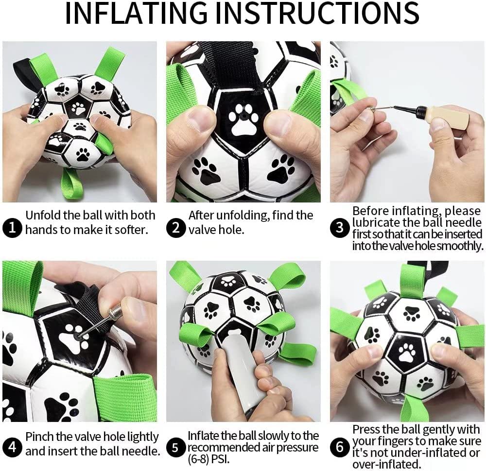 Interactive Dog Football Soccer Ball Training Toy for Active Dogs