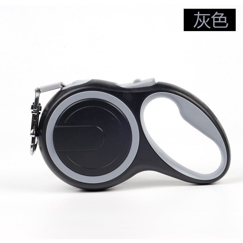 Telescopic ABS Retractable Dog Leash 3M 5M Dual-Color Safety