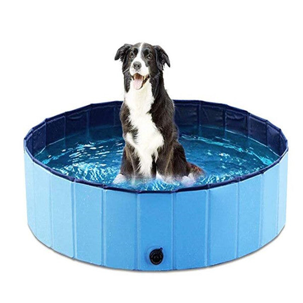 Foldable Dog Swimming Pool Durable Portable Pet Bath Summer Play