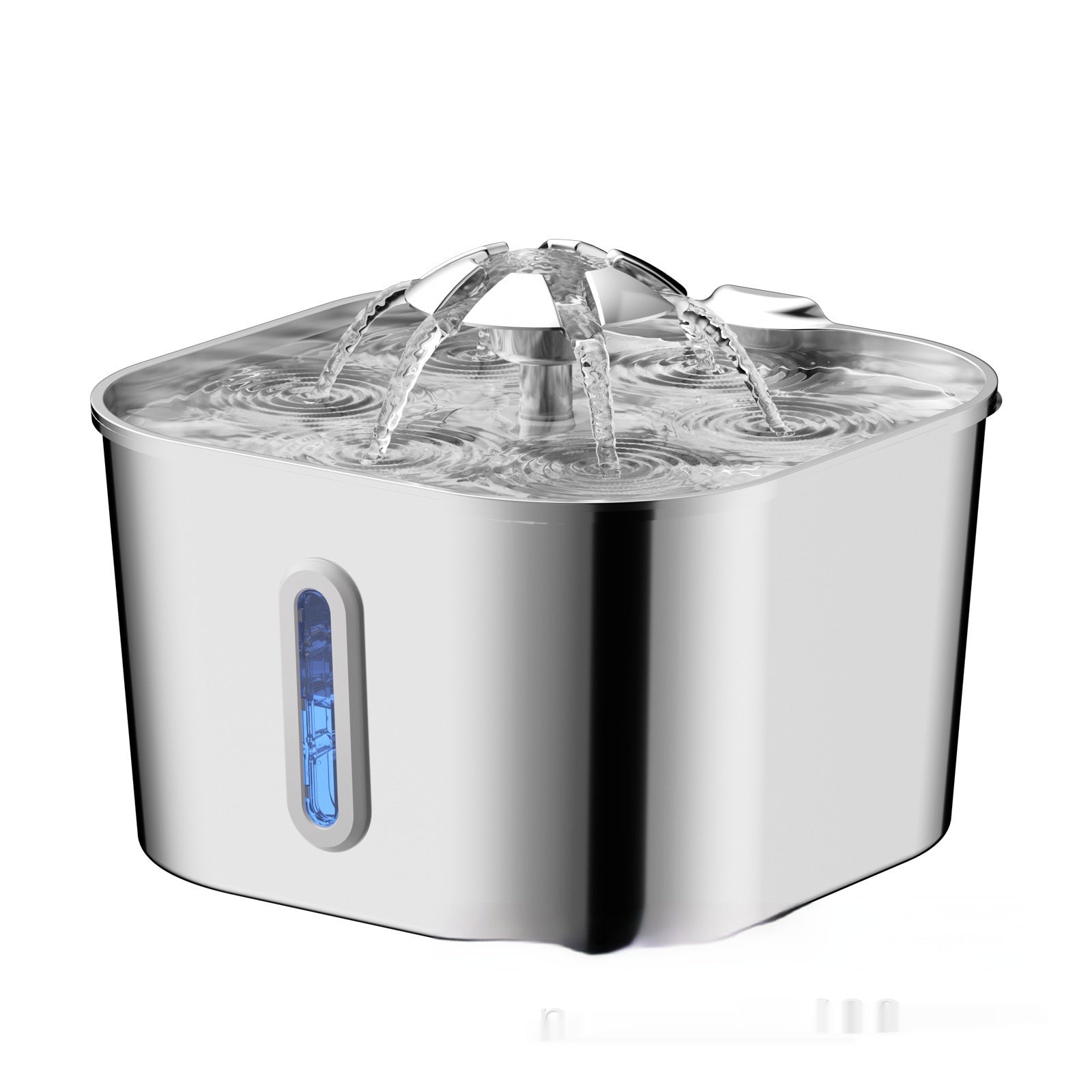 2.2L Stainless Steel Pet Fountain — Quiet Fresh-Flow Hydration System