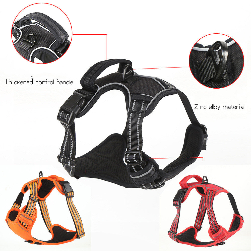 No-Pull Breathable Reflective Dog Harness Comfortable Secure Fit