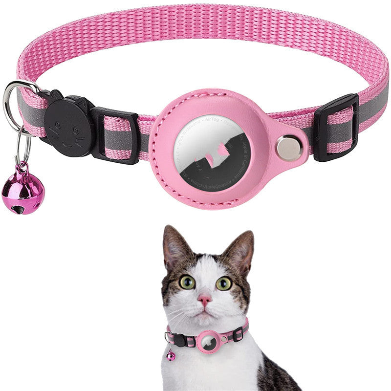 Reflective Waterproof AirTag Collar Case for Cats Dogs Puppies