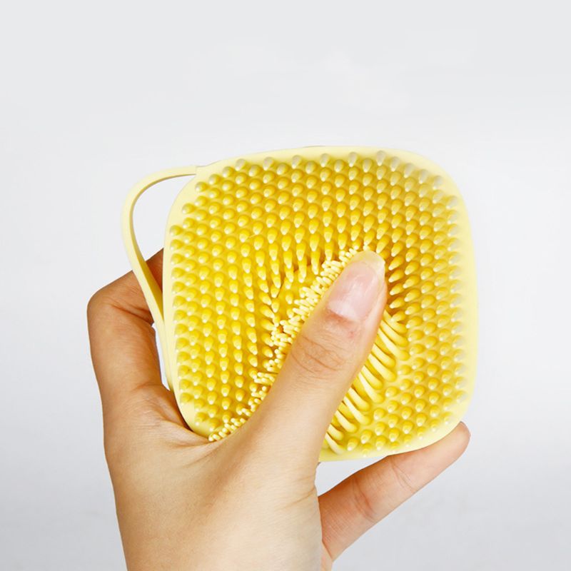 Soft Silicone Bristles Pet Bath Brush