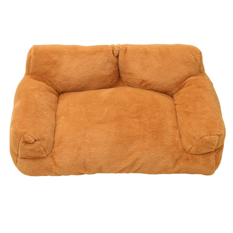 Large Rabbit Plush Pet Sofa Bed for Dogs and Cats