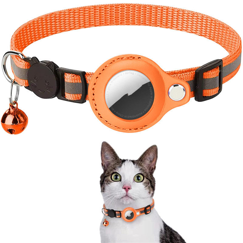 Reflective Waterproof AirTag Collar Case for Cats Dogs Puppies