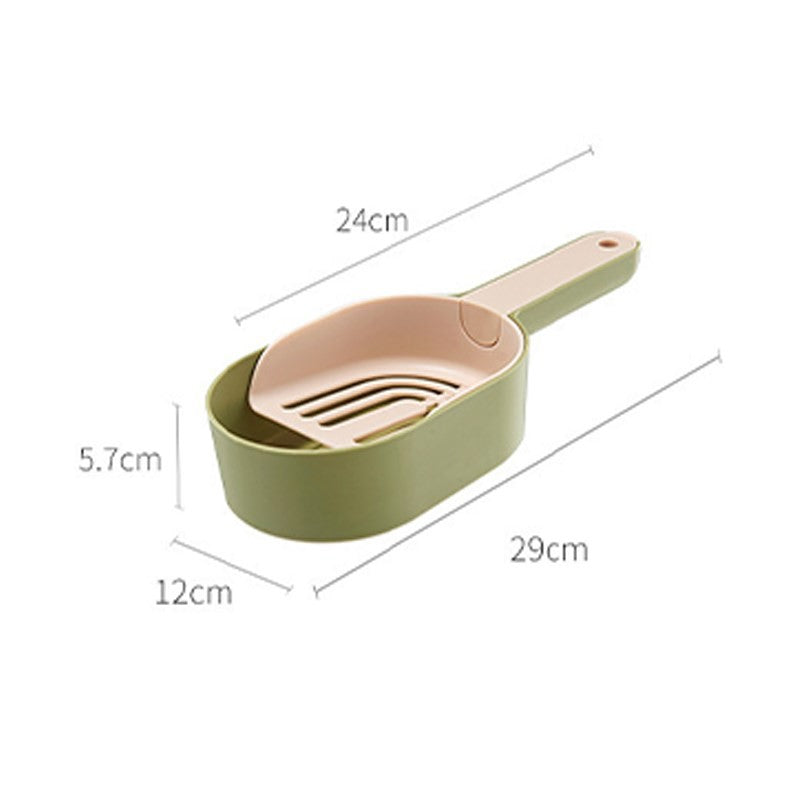 Durable ABS Cat Litter Scoop Easy Clean All Breeds