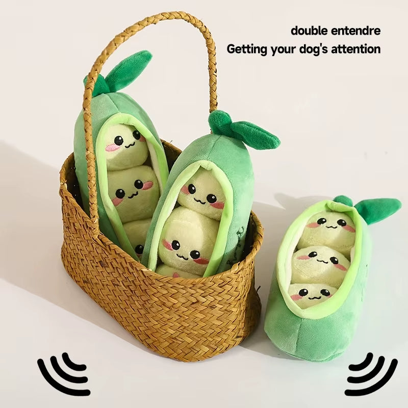 Interactive Squeaky Chew Toy Corgi Puppy Boredom Buster Sniffing