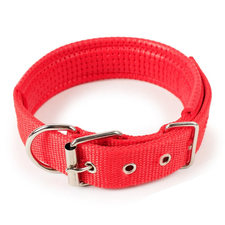 Padded Nylon Pet Collar Soft Foam Polypropylene Adjustable Comfort Dogs