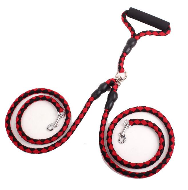 Heavy Duty Double-Ended Mountain Rope Dog Leash Reflective