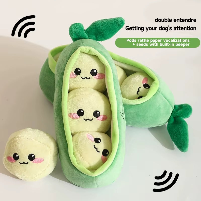 Interactive Squeaky Chew Toy Corgi Puppy Boredom Buster Sniffing