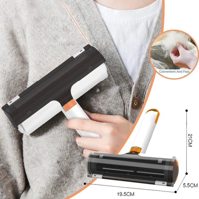 2-in-1 Pet Hair Remover Roller for Clothes and Furniture