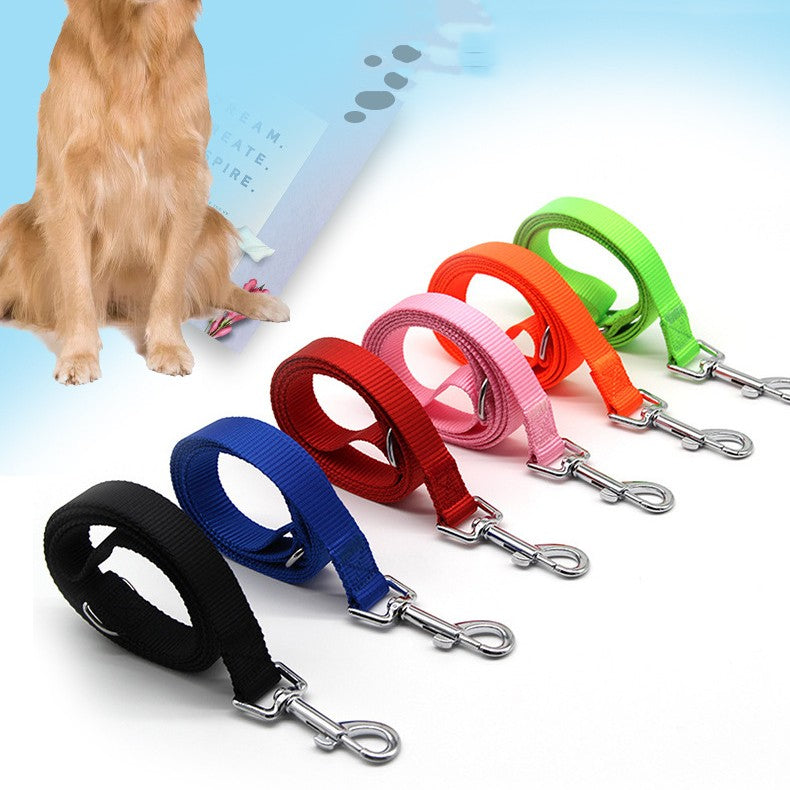 Wear-Resistant Nylon Dog Traction Rope Durable Comfort 6 Colors