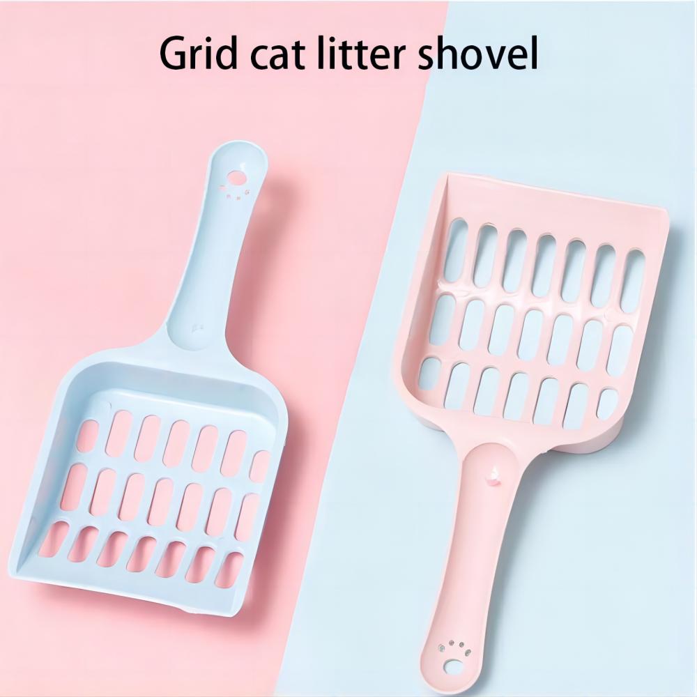 Lightweight Plastic Cat Litter Scoop 20x9x2cm Durable 23g