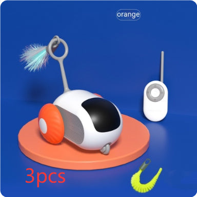 Remote Control Interactive Cat Car Toy Smart Chasing Play