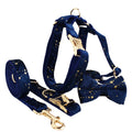 Fabric Dog Collar Leash Set