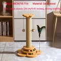 Interactive Multi-Layer Cat Scratcher With Rotating Platform & Toys