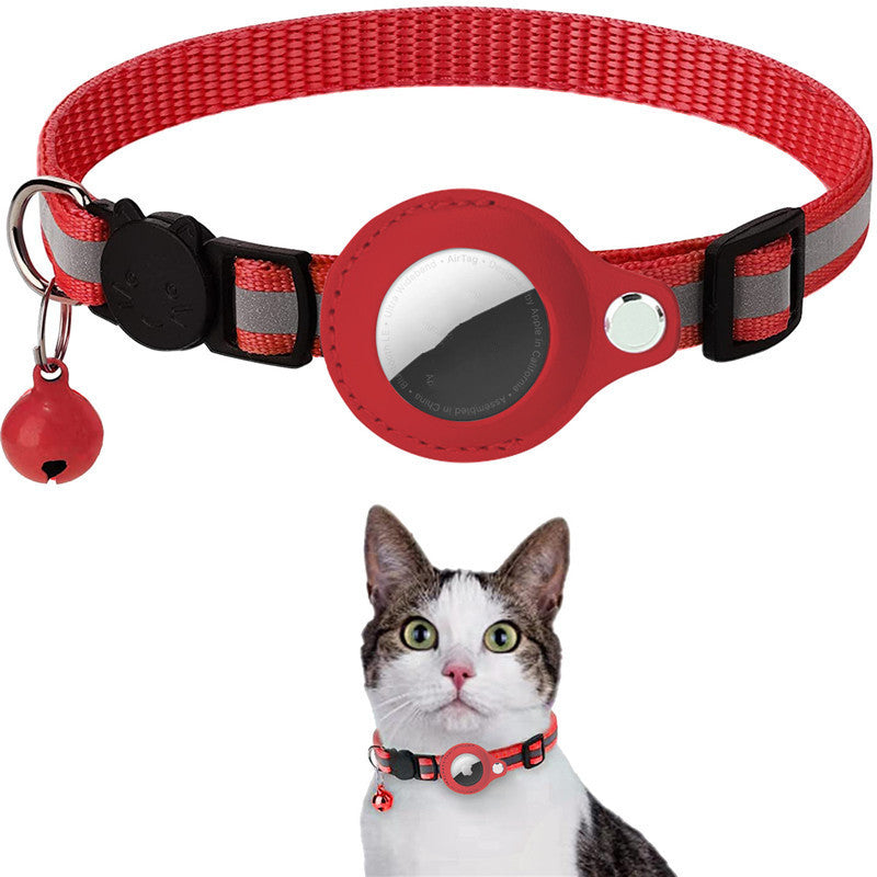 Reflective Waterproof AirTag Collar Case for Cats Dogs Puppies