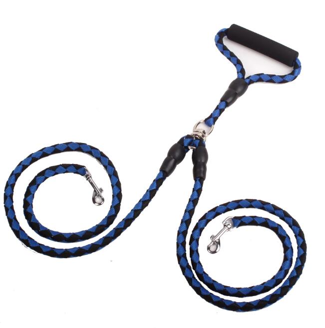 Heavy Duty Double-Ended Mountain Rope Dog Leash Reflective