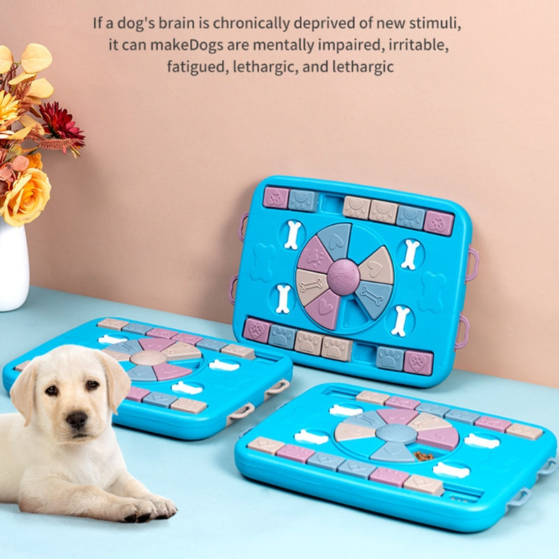 Interactive Dog Puzzle Feeder Board Slow Feeding Intelligence Toy