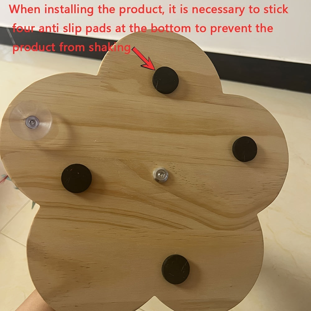 Interactive Multi-Layer Cat Scratcher With Rotating Platform & Toys