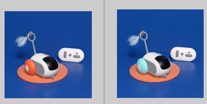 Remote Control Interactive Cat Car Toy Smart Chasing Play