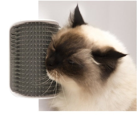 Cat Self Grooming Wall Brush with Catnip Massage