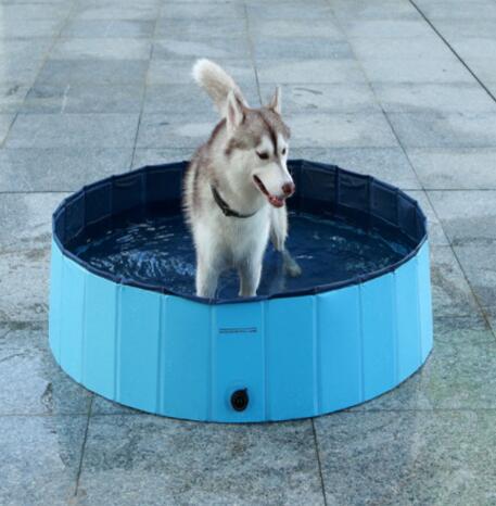 Foldable Dog Swimming Pool Durable Portable Pet Bath Summer Play
