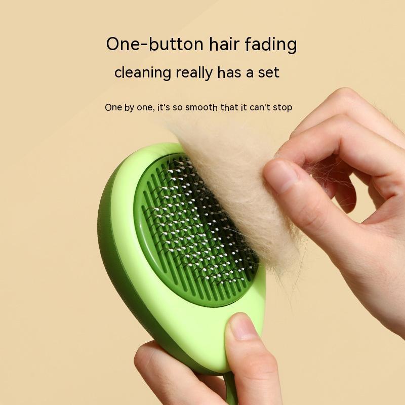 Avocado Massage Pet Brush De Shedding Grooming Tool