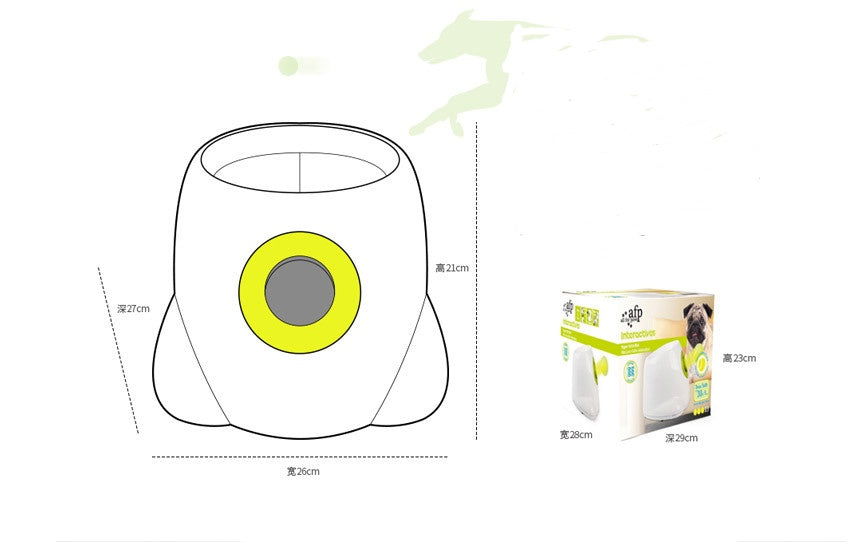 Automatic Interactive Dog Ball Launcher Smart Fetch Toy