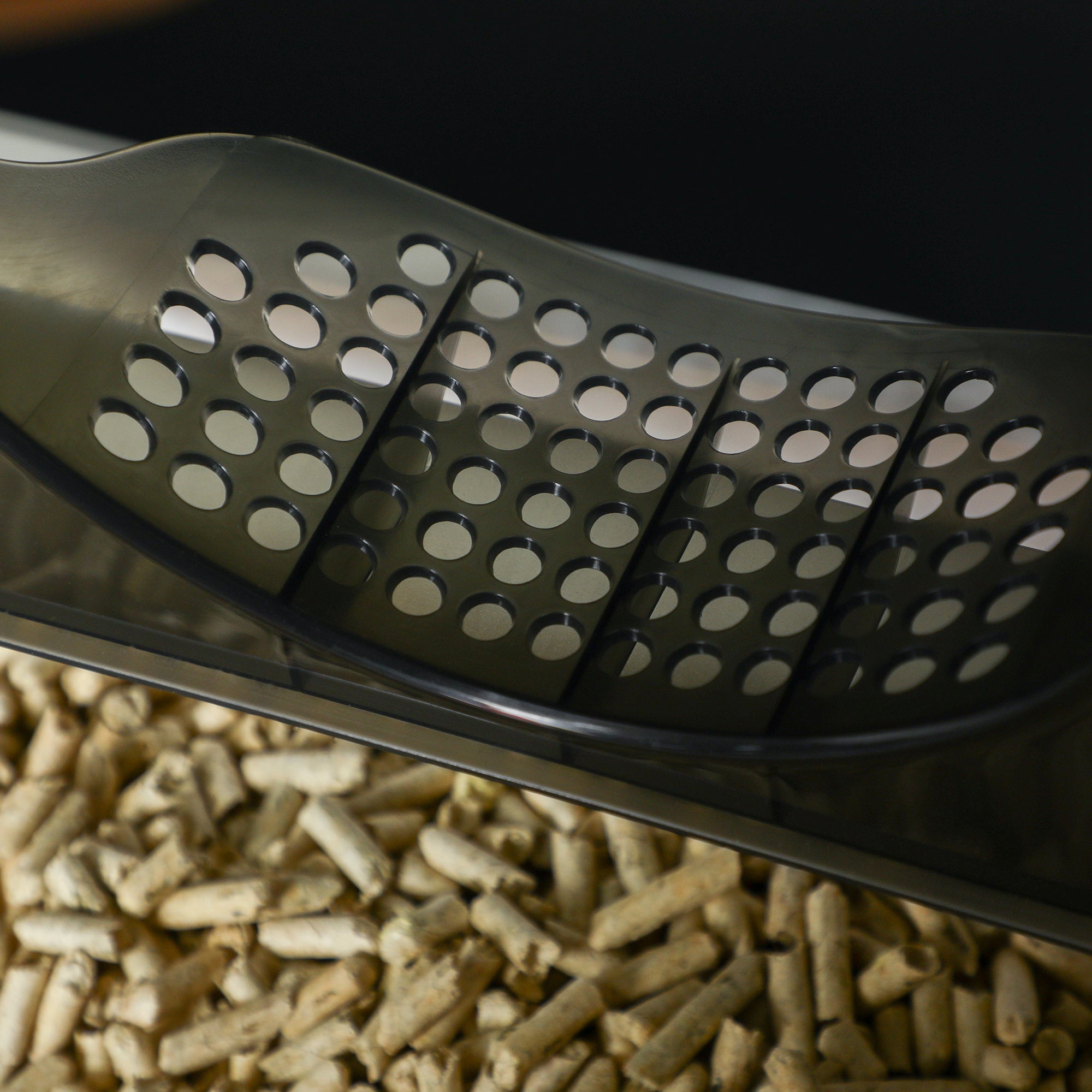 Hooded Drawer Cat Litter Box Odor-Free Scoop Mat Included