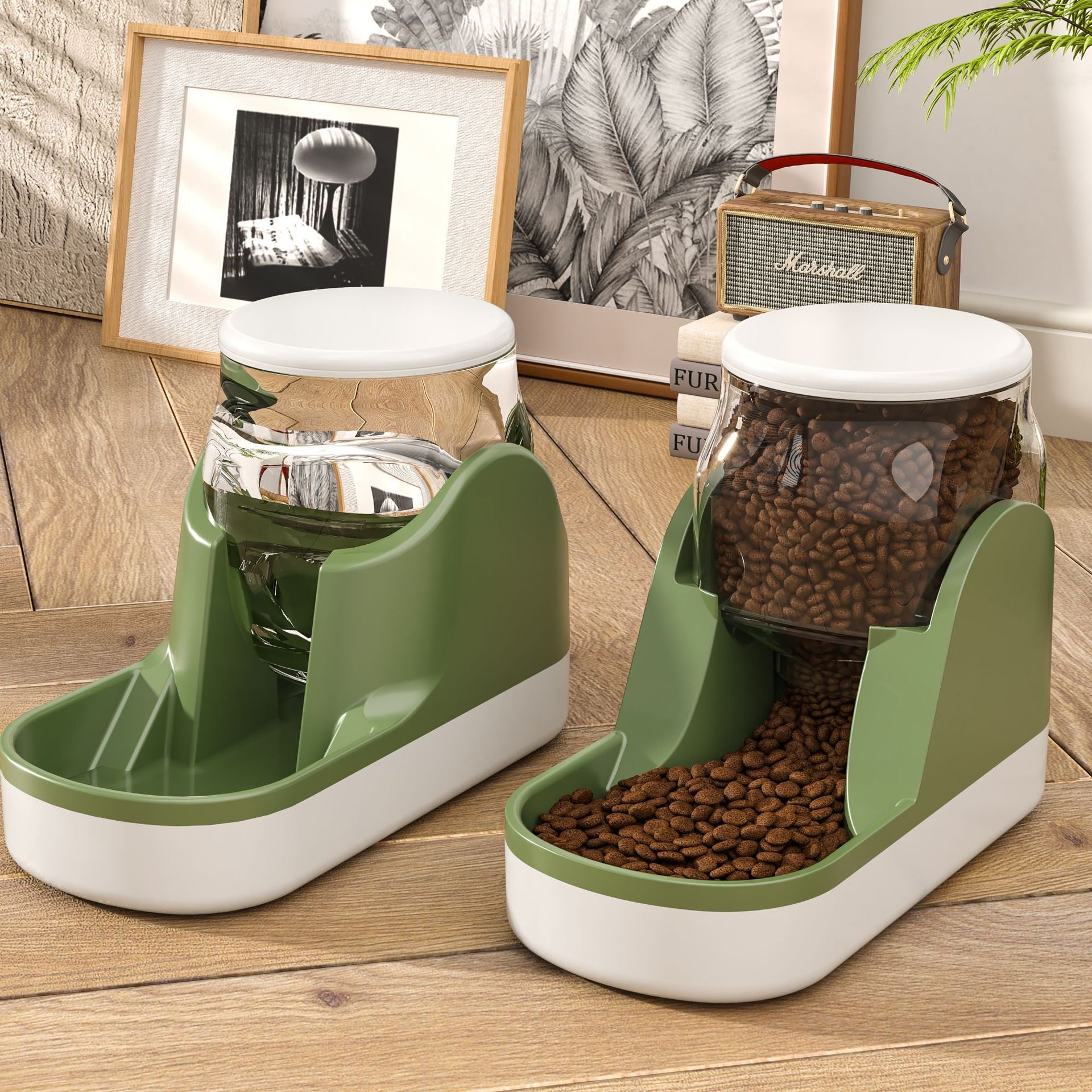 Automatic Pet Water Fountain Large Capacity Smart Feeding Solution