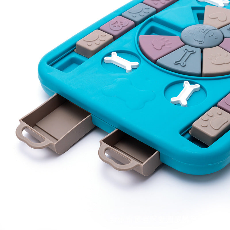 Interactive Dog Puzzle Feeder Board Slow Feeding Intelligence Toy