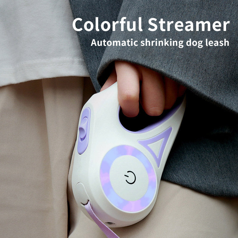 Retractable Dog Leash With One Button Brake Control